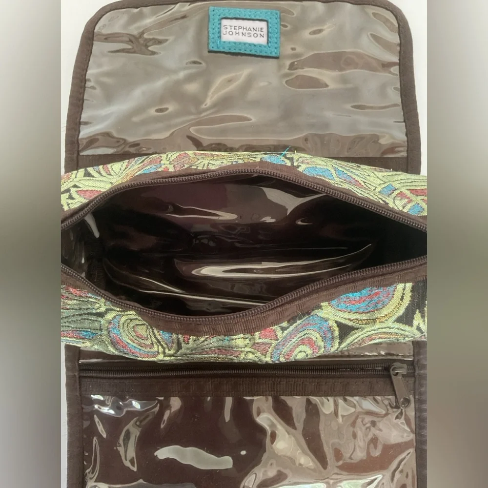 Stephanie Johnson Cosmetic Makeup Jewelry Travel Bag